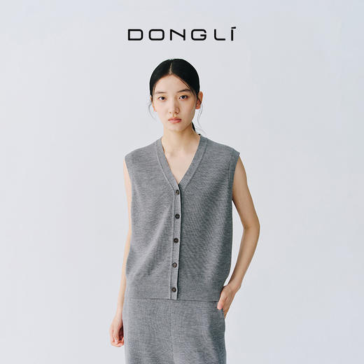东黎 • 万物复苏 卓然 女士春夏V领马甲 6039 商品图3