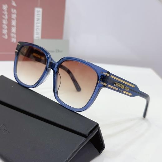 迪奥 Signature S7F  字母镜腿 CD 不规则板材方形时尚太阳镜 商品图10