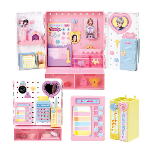 mimiworldDIY桌面洞洞社装饰收纳盒秘密空间女孩过家家玩具礼物 商品图4