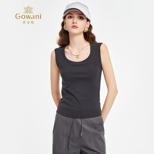 【多色可选】乔万尼夏季新品显瘦舒适背心EZ2H140 商品图4
