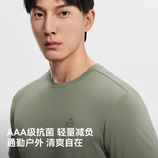 伯希和户外速干T恤男春季新款抑菌吸湿运动短袖防晒弹力登山上衣 商品图4