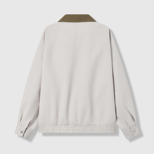 GXG男装26春季时尚潮流撞色日常通勤休闲百搭男式翻领夹克K&C 商品图1