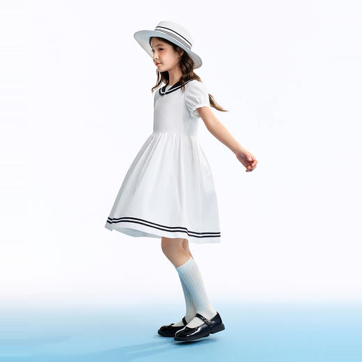女童短袖连衣裙夏季新款安奈儿童装EG623549 商品图6
