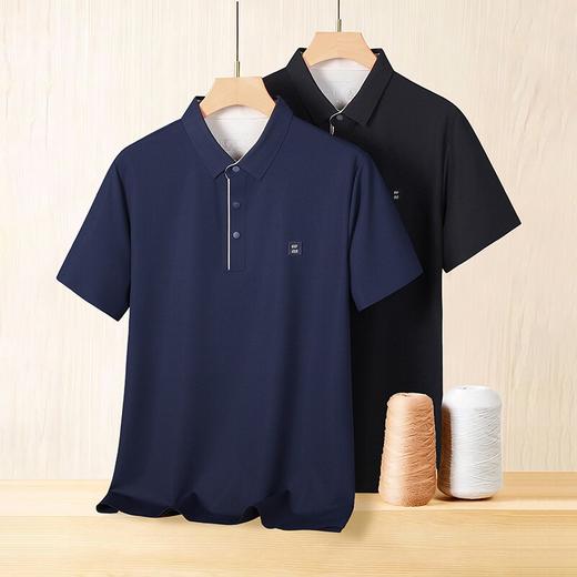 【DK】大依优型大码男装夏季polo领短袖T恤冰丝速干透气百搭短袖上衣 商品图6