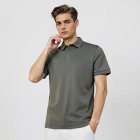 质感舒适男装夏季新款纯色优质面料短袖翻领男士上衣   XLM-CM8687161