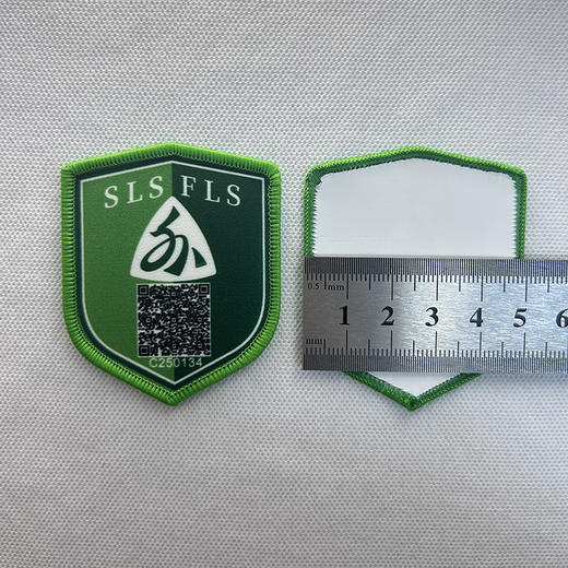 定制龙岗区第二外国语学校集团可园学校校徽姓名贴胸章缝制包邮51 商品图6