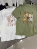F0318114新品猫和老鼠联名系列斑驳洗旧棉质短袖T恤 商品缩略图1