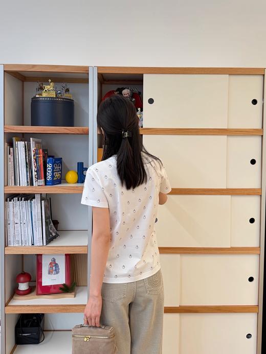 爱马仕 26Ss新款满印圆环T恤 商品图5