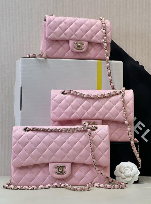 香奈儿  粉色系  羊皮  （LZ） 商品图8