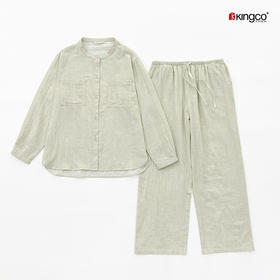 KINGCO新款家居服--双层纱   棉小方