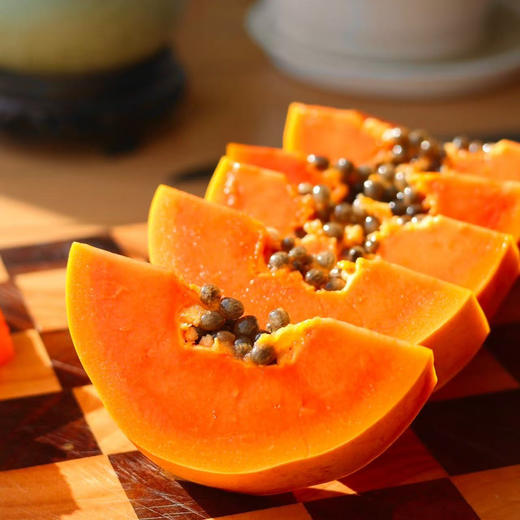 树上熟冰糖木瓜一箱2-4 个5斤 礼盒装  清甜香浓、软滑多汁  商品图1