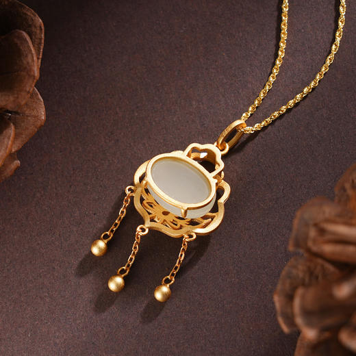 子佩集S925银【东风嫣然】套链【DZ06282】纯银古法银项链锁镀金2509 商品图1