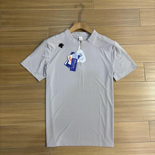 F031830简洁大方穿脱方便纯色吸湿排汗透气休闲套头短袖Polo衫 商品图4