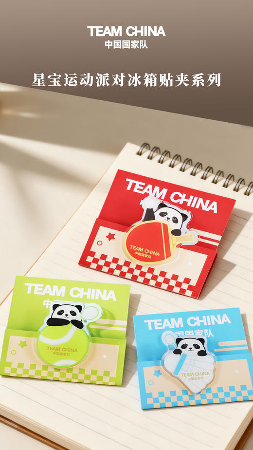 星宝乒乓球/网球/羽毛球冰箱贴夹 商品图0