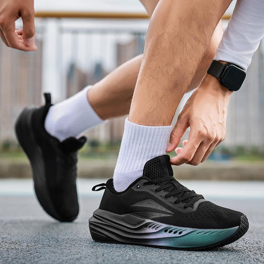 KAIBA凯霸轻春畅跑鞋【预售4.9发货：春泥黑43-45，新芽绿37，38，40，暖阳米39】 商品图7