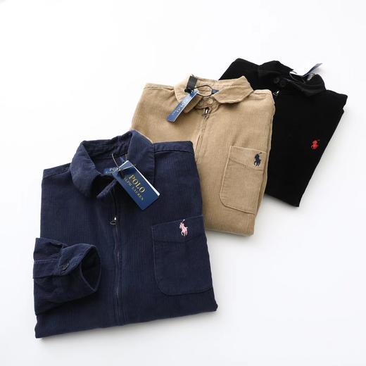 F031845春季新款全新纯色logo刺绣棉质新款夹克外套 商品图2