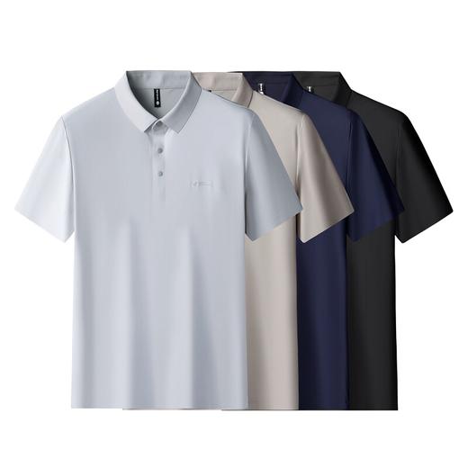 【DK】大依优型大码男装夏季polo领短袖T恤上衣速干透气商务休闲短袖 商品图3