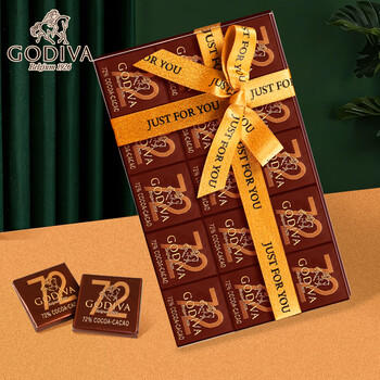 歌帝梵（Godiva） 72%黑巧克力 30片150g 休闲零食 生日礼物送女友老婆闺蜜 伴手礼 /休闲食品 /巧克力 /黑巧克力 商品图3