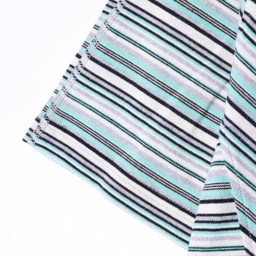 SDSA男装2026新款轻奢老钱风简约撞色斜纹短袖T恤领口拼接百搭 商品图4