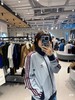 F031809刺绣三条杠织带撞色螺纹拼接复古休闲华夫格立领开衫外套 商品缩略图11
