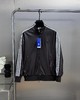 F0318109韩版仿皮立领美式复古三道杠学院风皮衣夹克外套 商品缩略图4