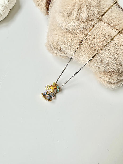 THS-无 爱马家 福马限定项链 福马项链赠送福马挂件 2色 CU1342 商品图5