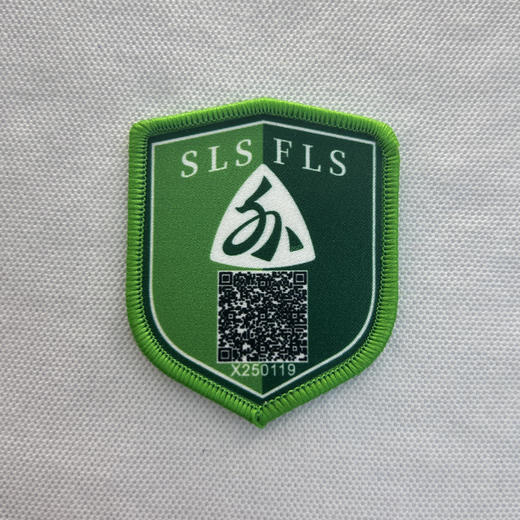 定制龙岗区第二外国语学校集团可园学校校徽姓名贴胸章缝制包邮51 商品图1