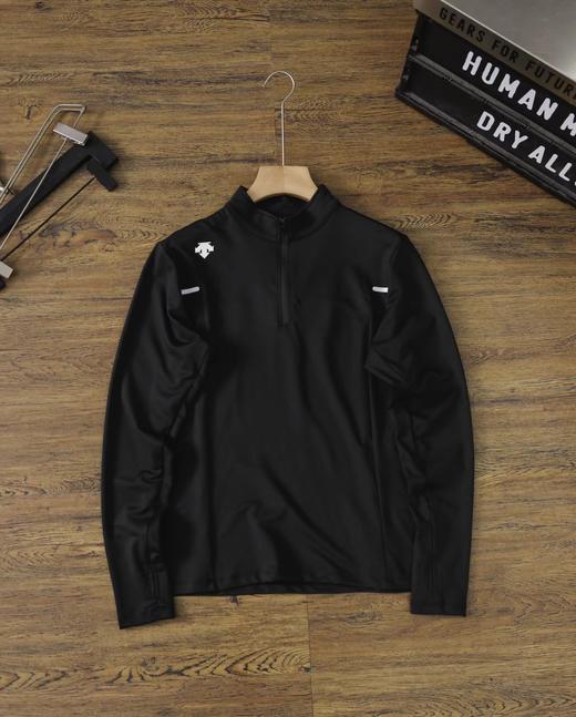 F031857新款户外运动半拉链立领空气层速干情侣款运动卫衣 商品图4