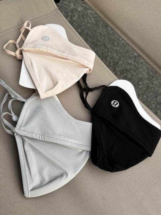 Lulu防晒口 罩冰感面料一戴即凉，三片式立体剪裁服帖显脸小 商品图2