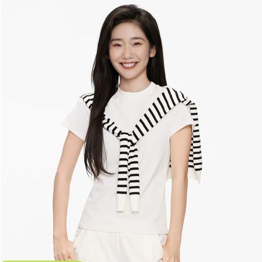 买一送一「DANMO纯色正肩T」软弹修身 正肩版型视觉打薄肩背 收腰裁剪自带双C曲线 骨条加固不易变形 圆领领口不易走光 商品图2