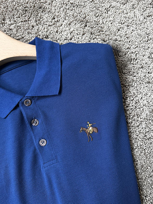 THS-限时 RL马球家 男士翻领网眼柔软短袖polo 3色 AH2514 商品图9