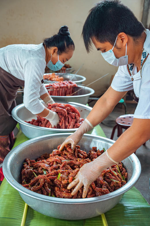 西双版纳傣家传统炭烤牛肉干 劲道好口感傣家传统工艺制作 版纳本地散养小黄牛 商品图12