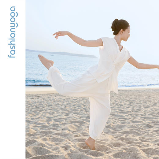 FM16309休闲禅风外搭短袖 商品图6