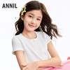 女童圆领短袖针织衫夏季新款安奈儿童装EG621670 商品缩略图1