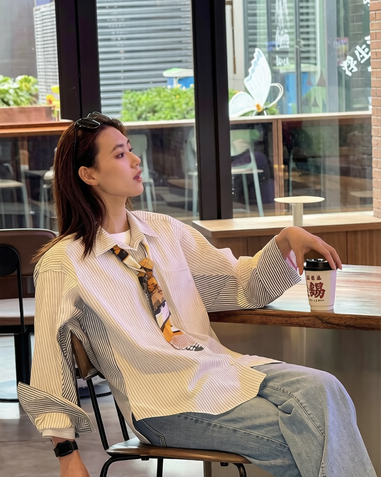 【一衣两穿】噢蜜ooomeooo两穿设计师款衬衫