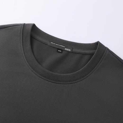 GXG男装26夏季时尚创意拼接口袋潮流百搭宽松休闲男式圆领短袖T恤K&C 商品图7