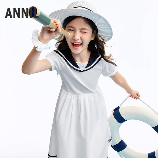 女童短袖连衣裙夏季新款安奈儿童装EG623549 商品图2