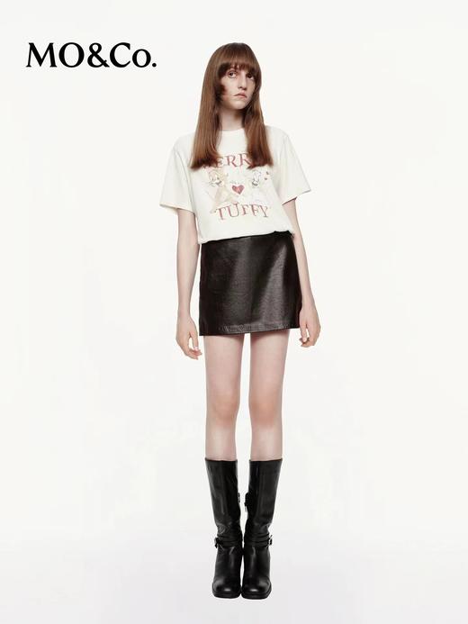 F0318114新品猫和老鼠联名系列斑驳洗旧棉质短袖T恤 商品图7