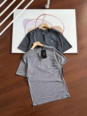 F031870两色情侣款亨利领防紫外线UPF75+速干短袖T恤