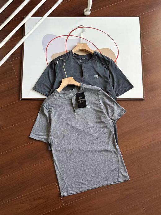 F031870两色情侣款亨利领防紫外线UPF75+速干短袖T恤 商品图0