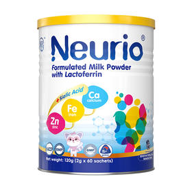 【一般贸易进口】特价清仓！澳大利亚Neurio纽瑞优乳铁蛋白调制乳粉智慧版120g（有效期2026年5-8月）