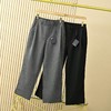 F031843春季新品男士垂感宽松低奢简约休闲直筒西裤 商品缩略图1