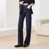 【弹力！显瘦！窄版直筒裤】逸阳春新品不易褪色四面弹宽松直筒阔腿牛仔裤5626VB1 商品缩略图4