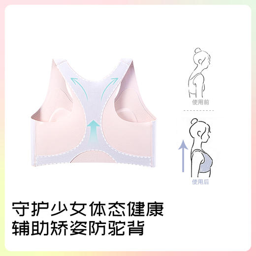 MILOFISH米乐鱼无痕冰丝少女分段文胸内衣套装 商品图1