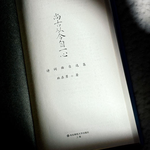 尚古从今自一心 诗词曲自选集 林在勇 商品图5