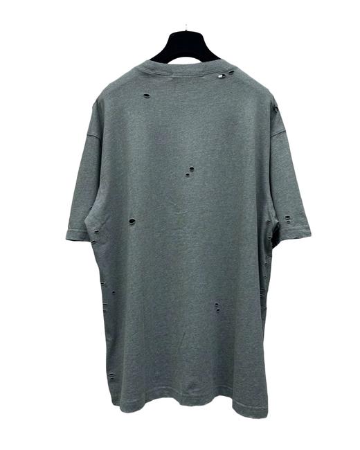 男款破洞印花短袖T恤hu001 商品图1