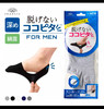 五双一卖 日单元单 男士船袜防滑不掉跟透气跟脚隐形袜 PJ080 商品缩略图8