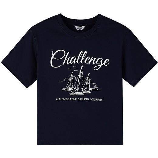 男童圆领短袖针织衫夏季新款安奈儿童装EB621663 商品图7