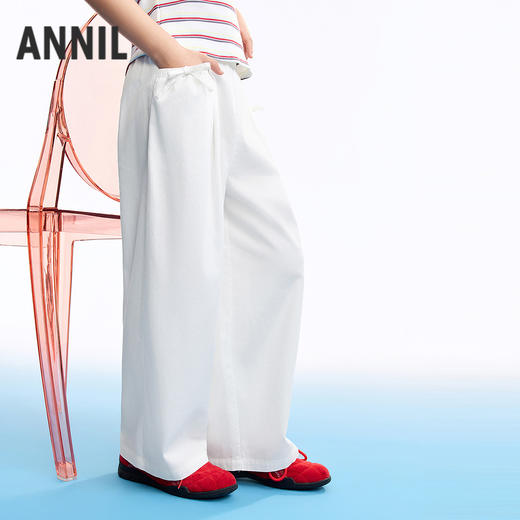 女童全腰梭织单裤夏季新款安奈儿童装EG626600 商品图1
