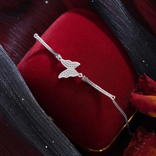 子佩集【相思引蝶】S925银手链【YS01268】时尚蝴蝶2509 商品图5